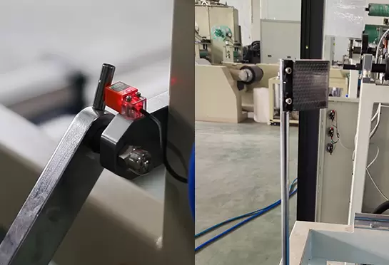 উত্পাদন প্রক্রিয়া থেকে অপারেটিং ত্রুটি প্রতিরোধ করার জন্য খাওয়ানো এবং গরম করার অংশে অপটোইলেক্ট্রনিক সুইচ রয়েছে।