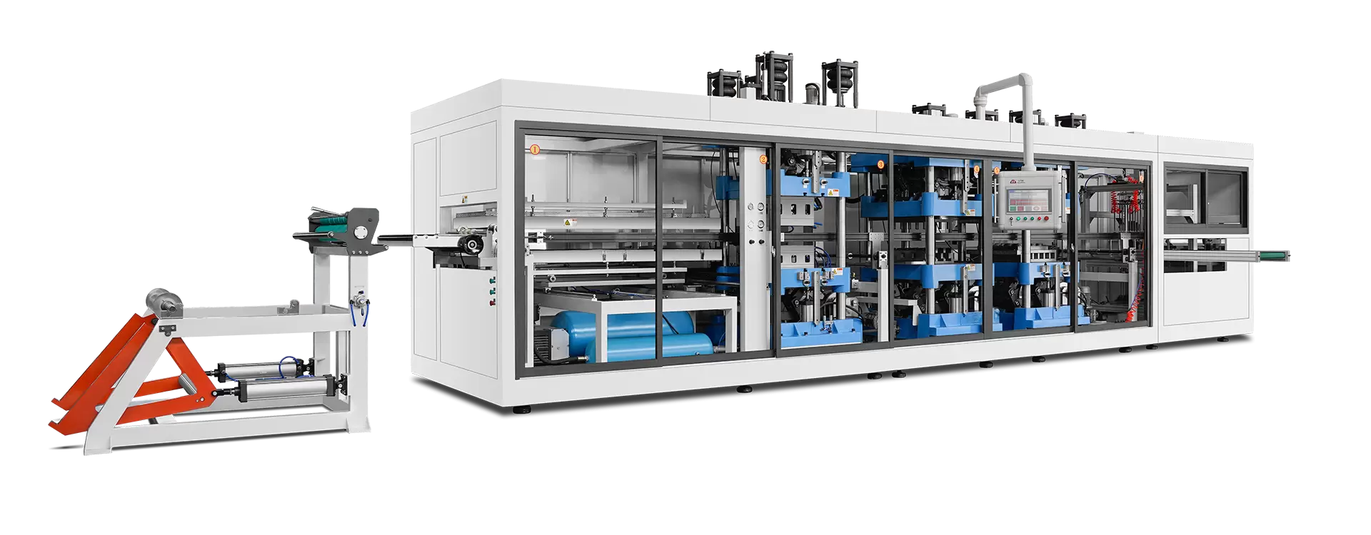 মাল্টি-স্টেশন স্বয়ংক্রিয় প্লাস্টিক থার্মোফর্মিং মেশিন মাল্টি-স্টেশন স্বয়ংক্রিয় প্লাস্টিক থার্মোফর্মিং মেশিন